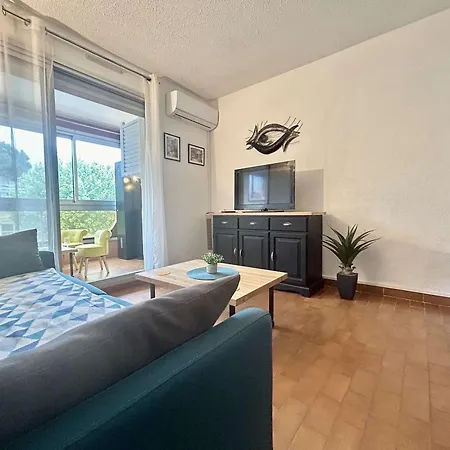 Apartment Studio Cabine Renove Avec Climatisation, Loggia, Parking Securise, Proche Plage Et Commodites - Fr-1-226-546 *
