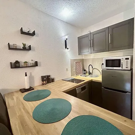 Studio Cabine Renove Avec Climatisation, Loggia, Parking Securise, Proche Plage Et Commodites - Fr-1-226-546 Apartment